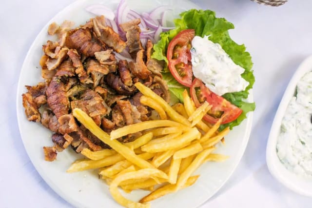 Chicken Shawarma Plate.
