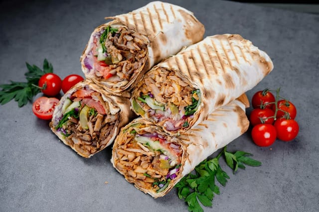 Pork Shawarma Combo.