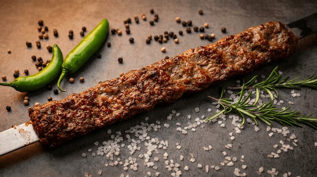 Lulya Beef Kebab.